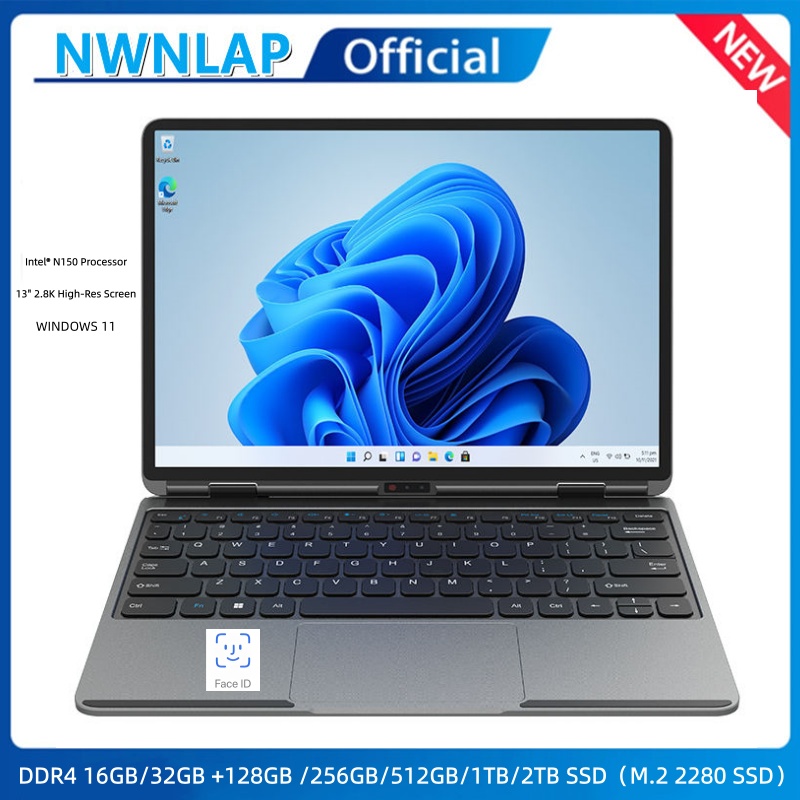 Keyboard Gaming Mac - 格安カーボンファイバー13インチCeleron N150 32GB RAM 128G-2TB SSDバックライトキーボード2.8Kスクリーン個人ビジネスノートパソコン
