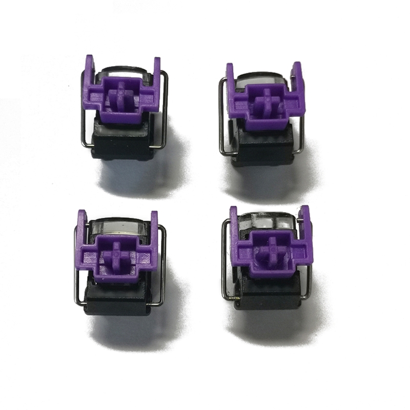 Gaming Keyboard Ergo - Razer purple optical switches razer huntsmaneliteゲーミングメカニカルキーボードスイッチ用ホットスワップスイッチ4個