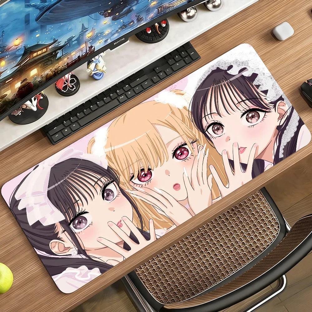 Gaming Keyboard Hand - かわいいアニメガールズ マイドレスアップダーリン 北川マリン マウスパッド XXL ノートパソコン