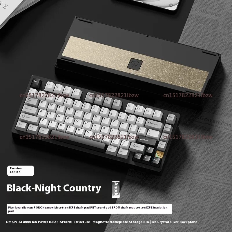 Gaming Keyboard Wireless - 75 Eスポーツ メカニカルキーボード アルミ合金 ワイヤレス Bluetooth