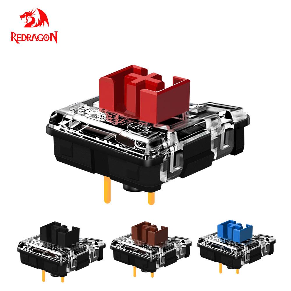 Gaming Keyboard Blue Switches - Redragon smd rgb mxロープロファイル5.5スイッチ3Pinという感じリニア触覚サイレントメカニカルキーボード赤黒青茶switche