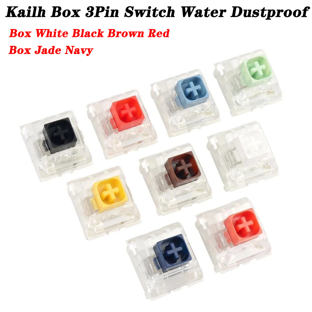 Gaming Keyboard Blue Switches - Kailh-スイッチ付きスイッチ,白,赤,黒,紺,ピンク,茶色,重いブルー,オレンジ,黄色,カスタム