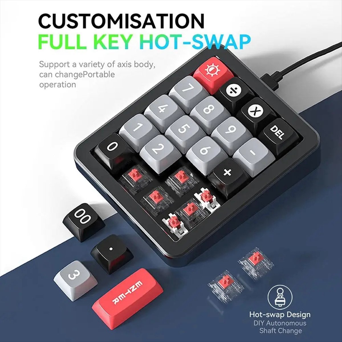 A43M K812 メカニカルキーボード 有線 ホットスワッ - Keyboard Gaming Mac のレビューと価格