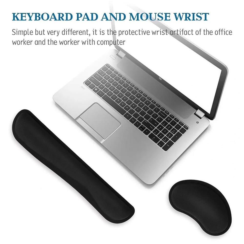 キーボードリストレストパッドマウスパッド低反発超極細繊維タイ - Gaming Keyboard Hand のレビューと価格