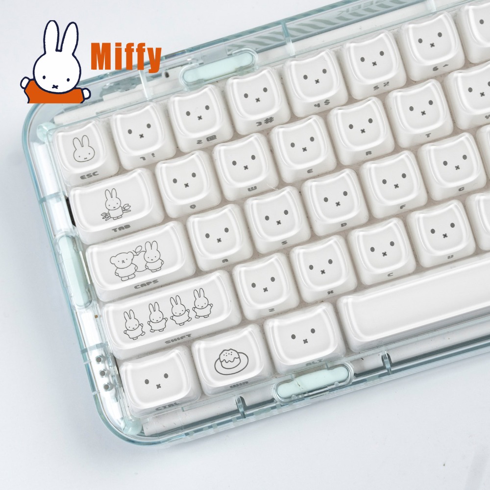かわいいミッフィーキーキャップかわいいウサギのキーキャップメ - Gaming Keyboard Ergo のレビューと価格