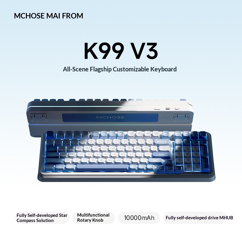 MCHOSE K99 V3 カスタマイズ可能なメカニカルキー - Gaming Keyboard Wireless のレビューと価格