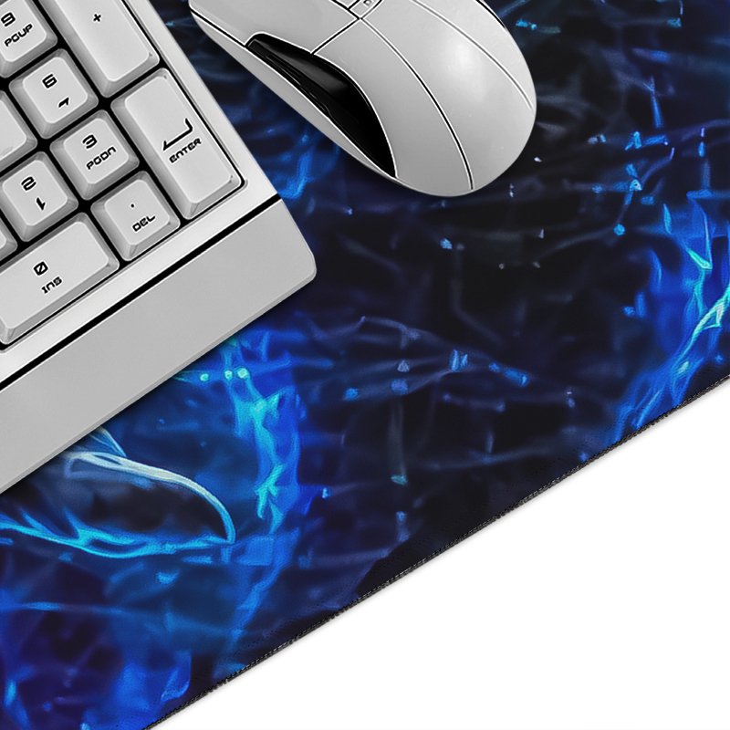 マウスパッド ブルーデス ゲーミング XL カスタム ラージ - Gaming Keyboard Blue のレビューと価格