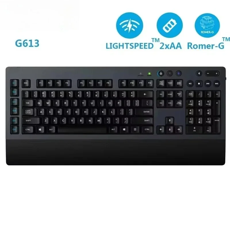 オリジナル G613 ライトスピード ワイヤレス メカニカル - Gaming Keyboard Hand のレビューと価格