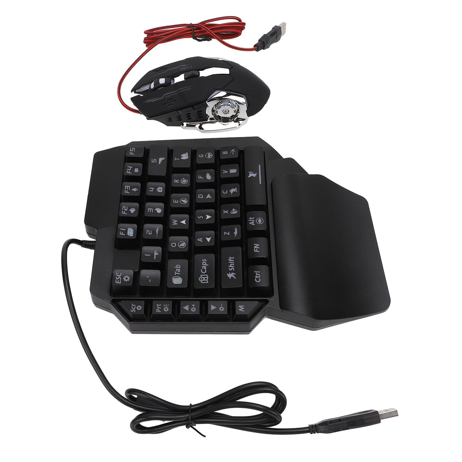 キーボード マウス コンバーター セット 応答性の高い片手キ - Gaming Keyboard Hand のレビューと価格
