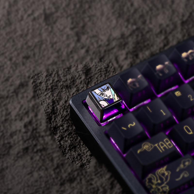 アニメキーキャップサイバーパンク 2077 テーマメカニカル - Gaming Keyboard Ergo のレビューと価格