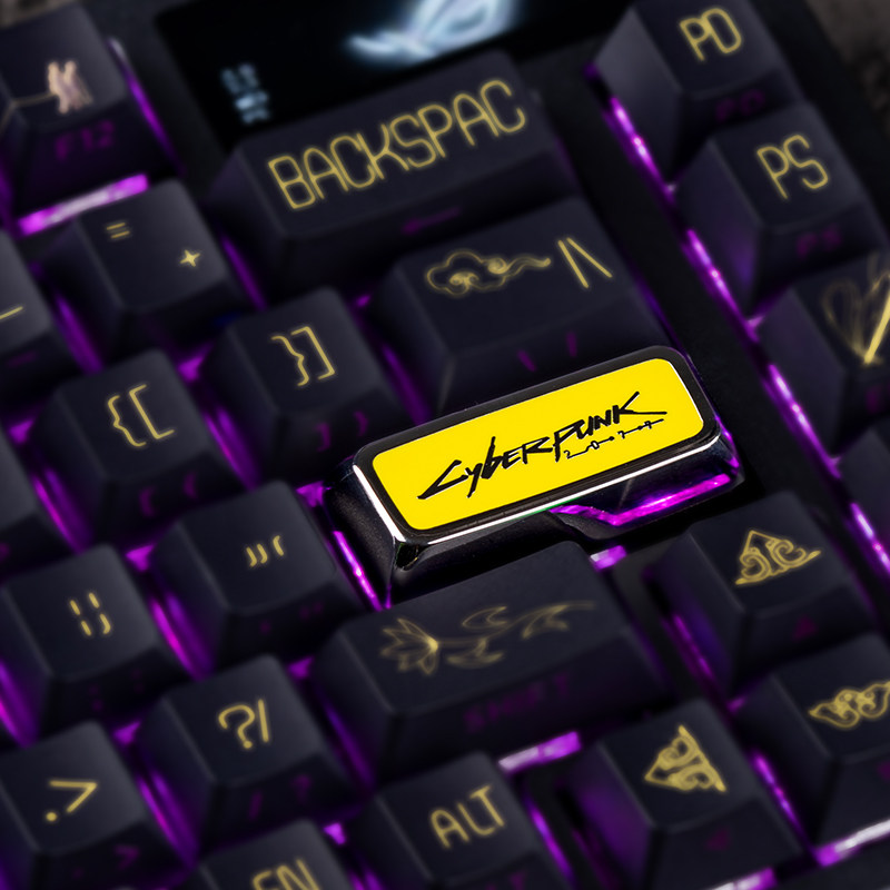 アニメキーキャップサイバーパンク 2077 テーマメカニカル - Gaming Keyboard Ergo のレビューと価格