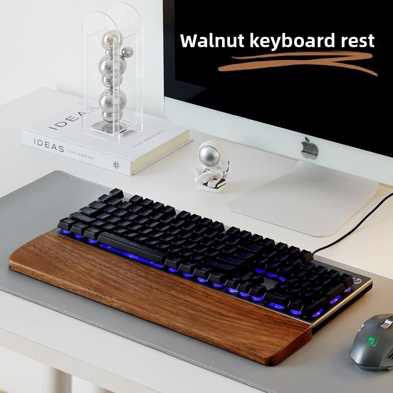 無垢材キーボードパームレストマウスパッド手首サポートゲーミン - Gaming Keyboard Ergo のレビューと価格