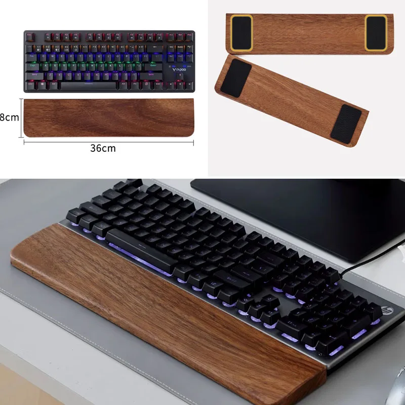 無垢材キーボードパームレストマウスパッド手首サポートゲーミン - Gaming Keyboard Ergo のレビューと価格