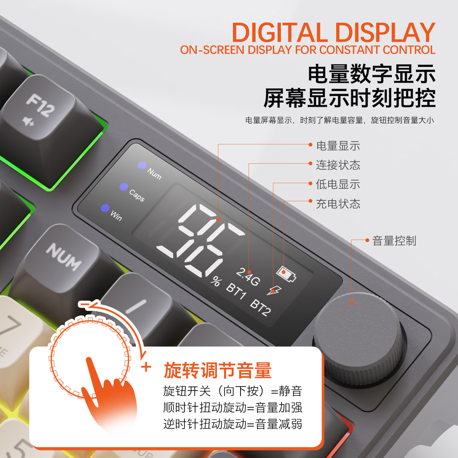 ホットフリーウルフ T96 ワイヤレスデュアルモードゲーミン - Gaming Keyboard Wireless のレビューと価格