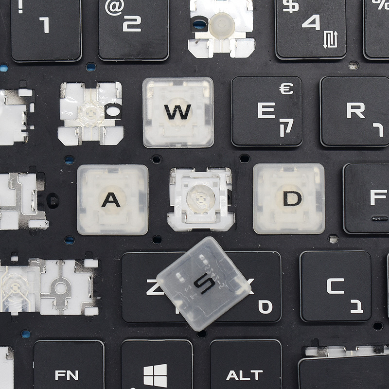 交換用キーキャップキーキャップゴムシザークリップヒンジ AS - Gaming Keyboard Asus のレビューと価格