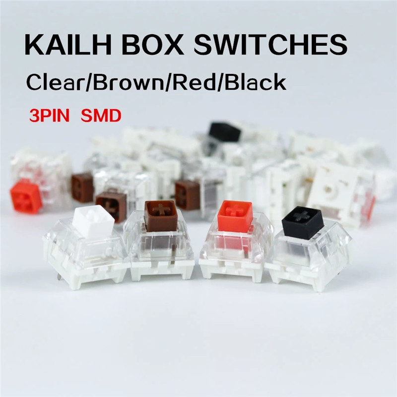 Kailh-スイッチ付きスイッチ,白,赤,黒,紺,ピンク,茶 - Gaming Keyboard Blue Switches のレビューと価格