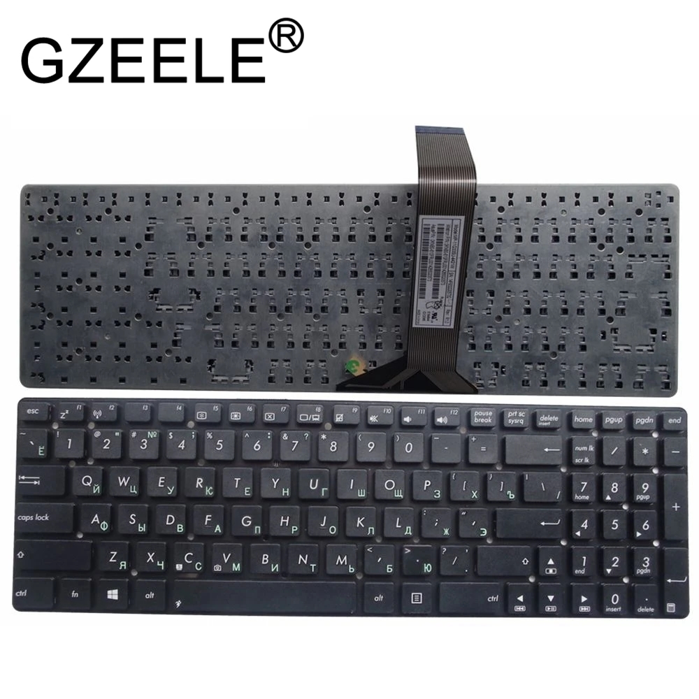 ロシアのノートパソコンのキーボード ASUS K55V K5 - Gaming Keyboard Asus のレビューと価格