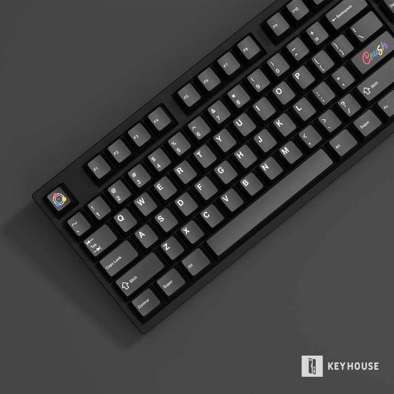 オリジナルクラッシュテーマキーキャップ 145 キー 1.7 - Keyboard Gaming Black のレビューと価格